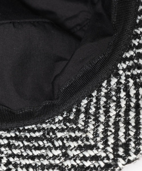 HARE（ハレ）の「ツイードバケットハット(HARE)（ハット・メンズ・ブラック/ホワイト・FREE）」の5枚目の写真