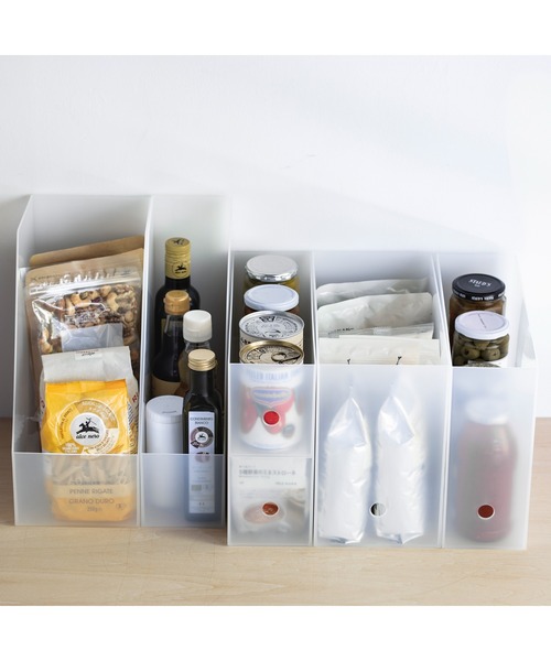 無印ポリプロピレン　書類収納セット ポリプロピレンスタンドファイルボックス・A4用 約幅10×奥行