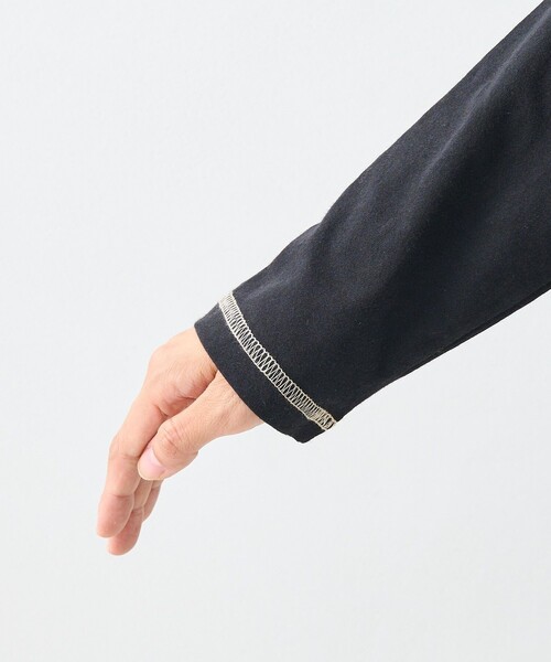 FREAK'S STORE（フリークスストア）の「シアー ロングスリーブ Tシャツ/長袖Tシャツ（Tシャツ/カットソー・レディース・ピンク/オフホワイト/ブラック・ﾌﾘ-）」の19枚目の写真