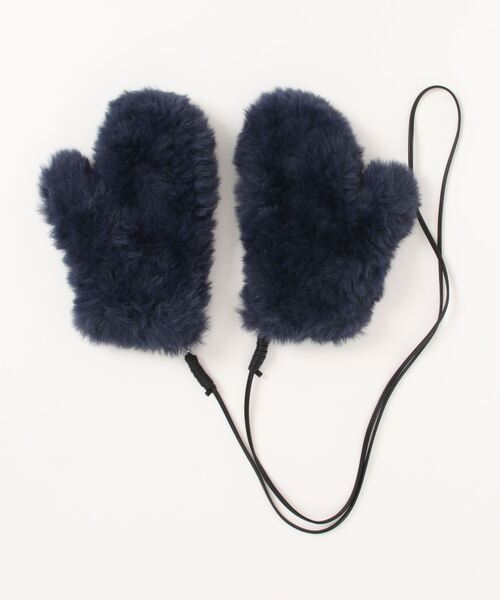 arth(アース)の「arth Big Fur Mitten(手袋・レディース・ネイビー/オレンジ・FREE)」の17枚目の写真