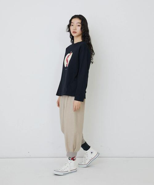 conges payes ADIEU TRISTESSE(コンジェ ペイエ アデュートリステス)の「山口一郎さんコラボ長袖Tシャツ(Tシャツ/カットソー・レディース・ブラック系その他/ホワイト系その他/ベージュ系その他・FREE)」の22枚目の写真