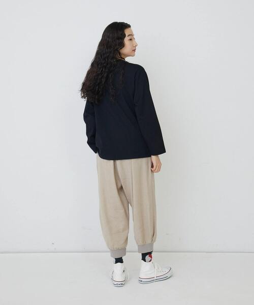 conges payes ADIEU TRISTESSE(コンジェ ペイエ アデュートリステス)の「山口一郎さんコラボ長袖Tシャツ(Tシャツ/カットソー・レディース・ブラック系その他/ホワイト系その他/ベージュ系その他・FREE)」の21枚目の写真
