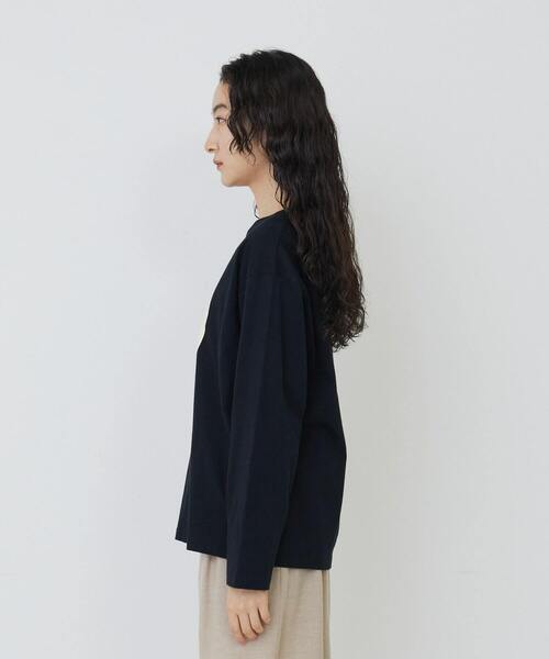 conges payes ADIEU TRISTESSE(コンジェ ペイエ アデュートリステス)の「山口一郎さんコラボ長袖Tシャツ(Tシャツ/カットソー・レディース・ブラック系その他/ホワイト系その他/ベージュ系その他・FREE)」の19枚目の写真
