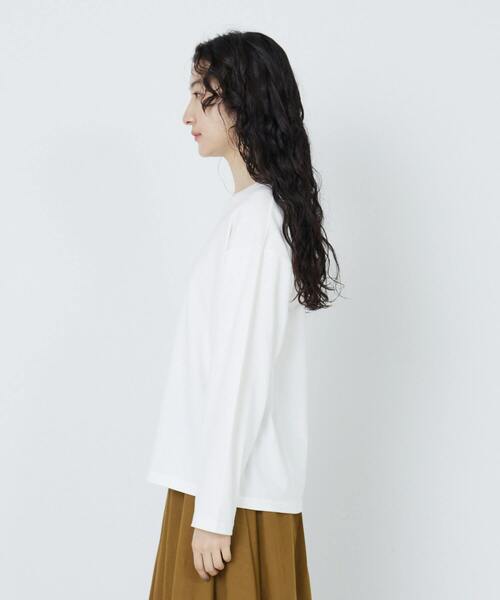 conges payes ADIEU TRISTESSE(コンジェ ペイエ アデュートリステス)の「山口一郎さんコラボ長袖Tシャツ(Tシャツ/カットソー・レディース・ブラック系その他/ホワイト系その他/ベージュ系その他・FREE)」の10枚目の写真