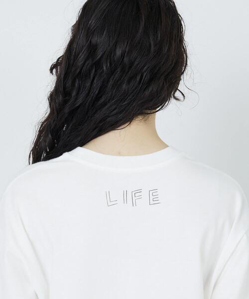 conges payes ADIEU TRISTESSE(コンジェ ペイエ アデュートリステス)の「山口一郎さんコラボ長袖Tシャツ(Tシャツ/カットソー・レディース・ブラック系その他/ホワイト系その他/ベージュ系その他・FREE)」の7枚目の写真
