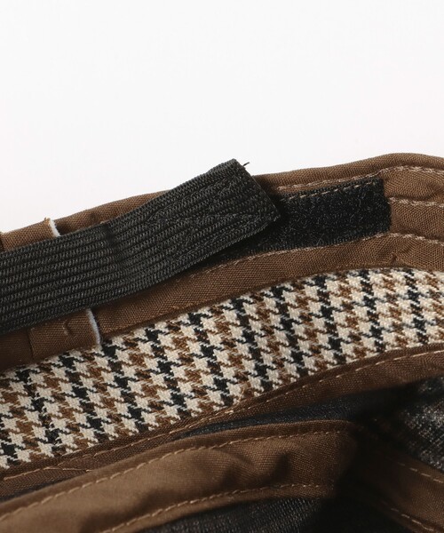 BEAMS HEART(ビームスハート)の「BEAMS HEART / 千鳥格子 マリンキャスケット(キャスケット・レディース・ブラック/ブラウン・ONE SIZE)」の10枚目の写真