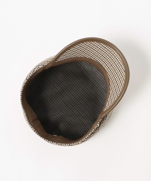 BEAMS HEART(ビームスハート)の「BEAMS HEART / 千鳥格子 マリンキャスケット(キャスケット・レディース・ブラック/ブラウン・ONE SIZE)」の11枚目の写真