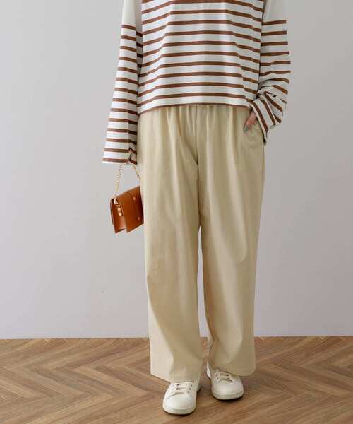 URBAN RESEARCH Sonny Label（アーバンリサーチサニーレーベル）の「ウエストシャーリングナイロンストレートパンツ（その他パンツ・レディース・ホワイト系その他/ブラック/ベージュ・FREE）」の19枚目の写真