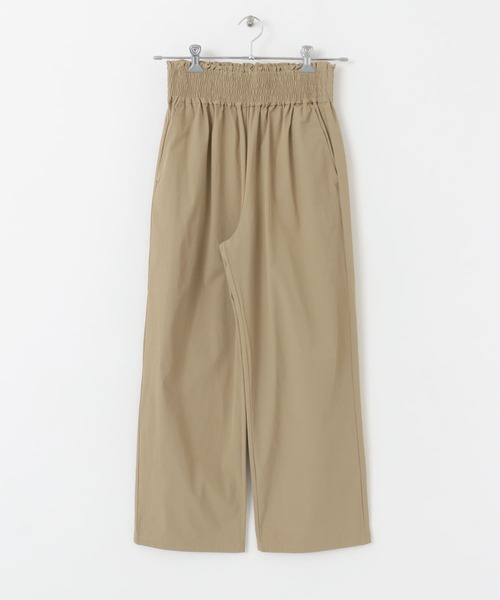 URBAN RESEARCH Sonny Label（アーバンリサーチサニーレーベル）の「ウエストシャーリングナイロンストレートパンツ（その他パンツ・レディース・ホワイト系その他/ブラック/ベージュ・FREE）」の12枚目の写真