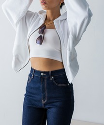 FOREVER 21 | 【2023AW】クロップドジップフーディー(パーカー)