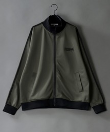 side line logo stitch track jacket / サイドライン ロゴ刺繍 トラックジャケット ジャージ
