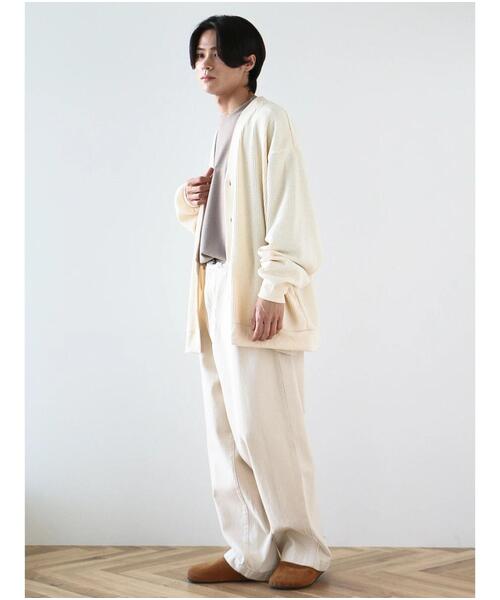 CRAFT STANDARD BOUTIQUE(クラフトスタンダードブティック)の「ワッフルカーディガン(カーディガン/ボレロ・メンズ・アイボリー/ブラック/レッド系その他5/モカ・M/L)」の10枚目の写真