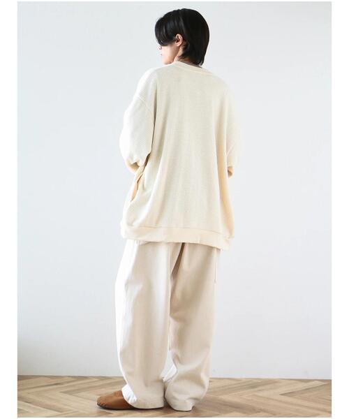 CRAFT STANDARD BOUTIQUE(クラフトスタンダードブティック)の「ワッフルカーディガン(カーディガン/ボレロ・メンズ・アイボリー/ブラック/レッド系その他5/モカ・M/L)」の11枚目の写真