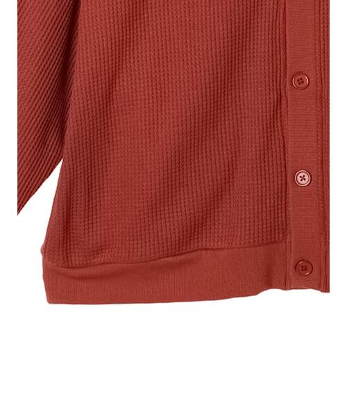 CRAFT STANDARD BOUTIQUE(クラフトスタンダードブティック)の「ワッフルカーディガン(カーディガン/ボレロ・メンズ・アイボリー/ブラック/レッド系その他5/モカ・M/L)」の16枚目の写真