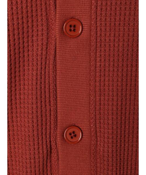 CRAFT STANDARD BOUTIQUE(クラフトスタンダードブティック)の「ワッフルカーディガン(カーディガン/ボレロ・メンズ・アイボリー/ブラック/レッド系その他5/モカ・M/L)」の17枚目の写真