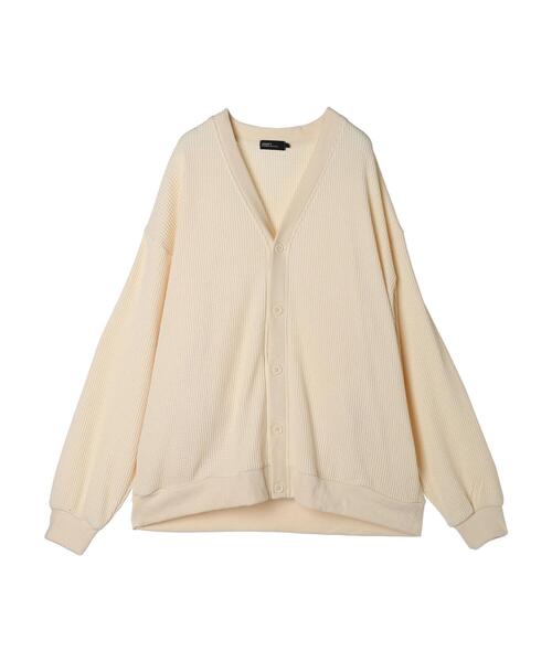 CRAFT STANDARD BOUTIQUE(クラフトスタンダードブティック)の「ワッフルカーディガン(カーディガン/ボレロ・メンズ・アイボリー/ブラック/レッド系その他5/モカ・M/L)」の22枚目の写真