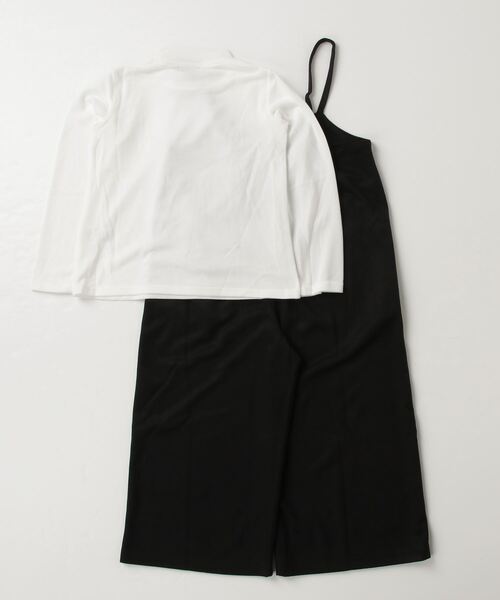 NAVY(ネイビー)の「インナー付き サロペット+長袖Tシャツ セット アンサンブル(サロペット/オーバーオール・キッズ・パープル/ブラウン/ブラック・120cm/150cm/140cm/130cm/160cm/110cm)」の12枚目の写真