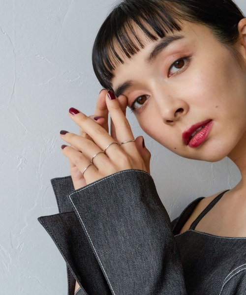 HARE（ハレ）の「ステンレス/Thin Ring 5set(HARE)（リング・レディース・シルバー・FREE）」の10枚目の写真