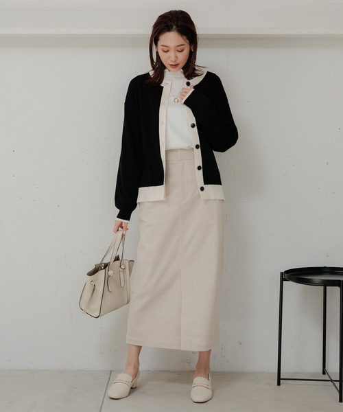 GLOBAL WORK（グローバルワーク）の「コーデュロイストレッチスカート/906751（スカート・レディース・スミクロ/グレー系その他3/モカ/グリーン系その他4/グレイッシュベージュ・LARGE/MEDIUM/SMALL）」の8枚目の写真