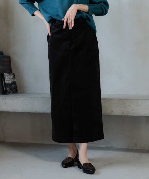 GLOBAL WORK（グローバルワーク）の「コーデュロイストレッチスカート/906751（スカート・レディース・スミクロ/グレー系その他3/モカ/グリーン系その他4/グレイッシュベージュ・LARGE/MEDIUM/SMALL）」の11枚目の写真