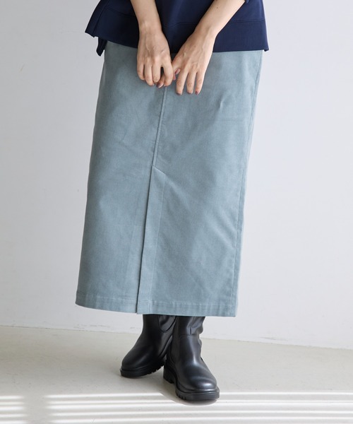 GLOBAL WORK（グローバルワーク）の「コーデュロイストレッチスカート/906751（スカート・レディース・スミクロ/グレー系その他3/モカ/グリーン系その他4/グレイッシュベージュ・LARGE/MEDIUM/SMALL）」の22枚目の写真