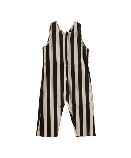 antiqua（アンティカ）の「ストライプ柄サロペット（サロペット/オーバーオール・キッズ・ブラック・150/130/120/140/160）」の21枚目の写真