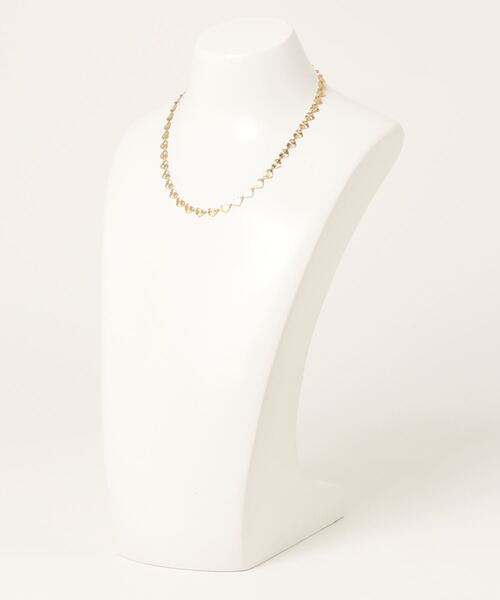 TUWAKRIM（トゥワクリム）の「(TUWAKRIM)ハートカットネックレス（ネックレス・レディース・ゴールド・FREE）」の2枚目の写真