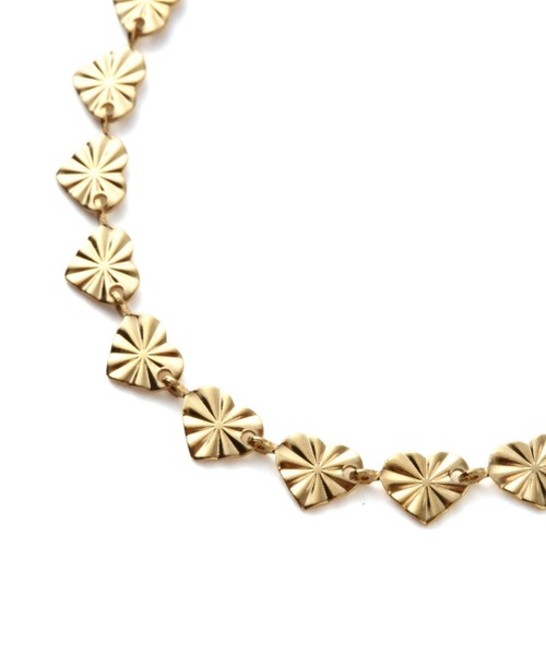 TUWAKRIM（トゥワクリム）の「(TUWAKRIM)ハートカットネックレス（ネックレス・レディース・ゴールド・FREE）」の4枚目の写真