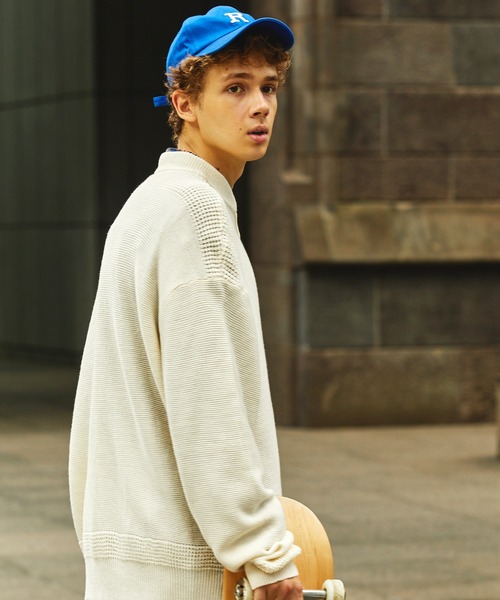 EMMA CLOTHES(エマクローズ)の「オーバーサイズ ミリタリージープセーター EMMA CLOTHES(ニット/セーター・メンズ・ブラウン/オフホワイト/ブラック/チャコール/カーキ・L/M)」の17枚目の写真