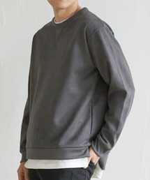 ikka（イッカ）の「【抗菌防臭／吸水速乾】清潔フェイクスエードレイヤード（スウェット）」