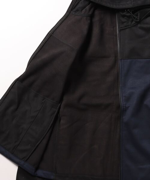 STYLEBLOCK(スタイルブロック)の「防風カット切替え止水ZIPパーカー(パーカー・メンズ・杢グレー/カーキ/ネイビー/チャコール・L/M)」の6枚目の写真