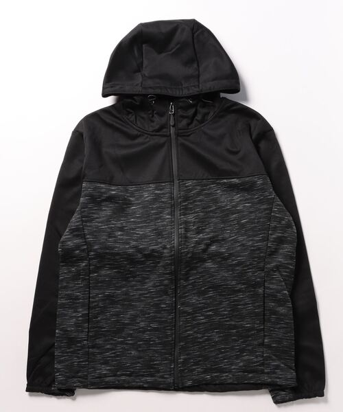 STYLEBLOCK(スタイルブロック)の「防風カット切替え止水ZIPパーカー(パーカー・メンズ・杢グレー/カーキ/ネイビー/チャコール・L/M)」の8枚目の写真