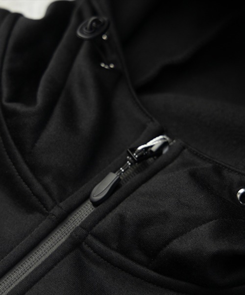 STYLEBLOCK(スタイルブロック)の「防風カット切替え止水ZIPパーカー(パーカー・メンズ・杢グレー/カーキ/ネイビー/チャコール・L/M)」の13枚目の写真