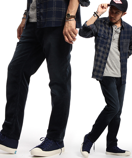 B:MING by BEAMS（ビーミングバイビームス）の「【OCEANS12月号掲載】ビーミング by ビームス / コーデュロイストレッチアンクルパンツ（その他パンツ・メンズ・ホワイト/グレー/サックスブルー/ネイビー・MEDIUM/LARGE/X-LARGE/SMALL）」の3枚目の写真