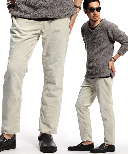B:MING by BEAMS（ビーミングバイビームス）の「【OCEANS12月号掲載】ビーミング by ビームス / コーデュロイストレッチアンクルパンツ（その他パンツ・メンズ・ホワイト/グレー/サックスブルー/ネイビー・MEDIUM/LARGE/X-LARGE/SMALL）」の2枚目の写真