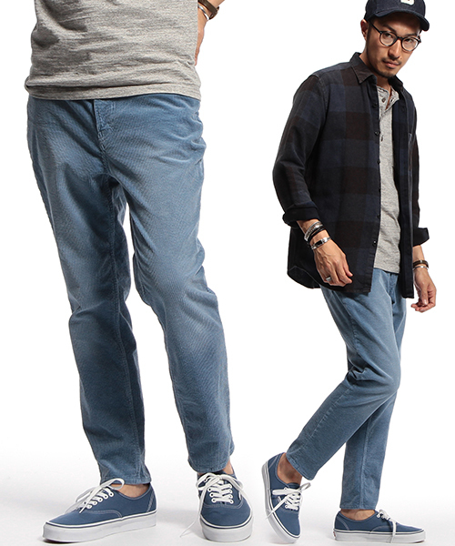 B:MING by BEAMS（ビーミングバイビームス）の「【OCEANS12月号掲載】ビーミング by ビームス / コーデュロイストレッチアンクルパンツ（その他パンツ・メンズ・ホワイト/グレー/サックスブルー/ネイビー・MEDIUM/LARGE/X-LARGE/SMALL）」の4枚目の写真