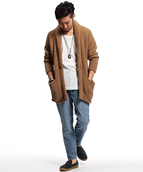 B:MING by BEAMS（ビーミングバイビームス）の「【OCEANS12月号掲載】ビーミング by ビームス / コーデュロイストレッチアンクルパンツ（その他パンツ・メンズ・ホワイト/グレー/サックスブルー/ネイビー・MEDIUM/LARGE/X-LARGE/SMALL）」の8枚目の写真