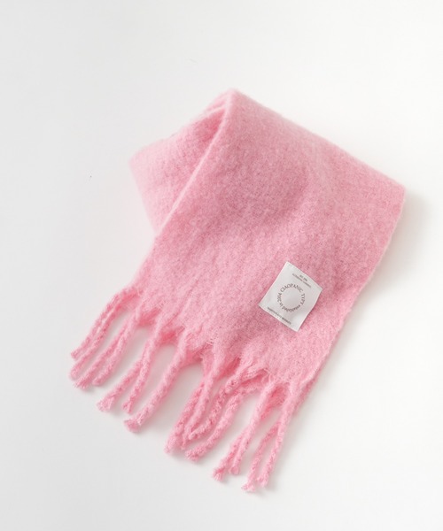 CIAOPANIC TYPY（チャオパニックティピー）の「【KIDS】太フリンジマフラー（マフラー・キッズ・ブルー/ピンク・ONESIZE）」の5枚目の写真