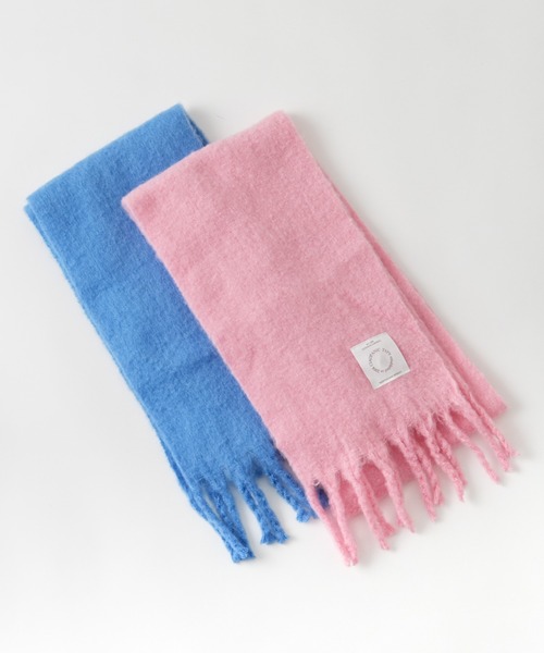 CIAOPANIC TYPY（チャオパニックティピー）の「【KIDS】太フリンジマフラー（マフラー・キッズ・ブルー/ピンク・ONESIZE）」の16枚目の写真