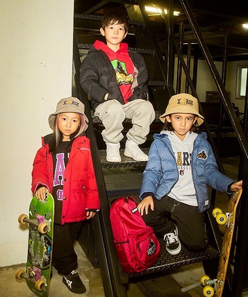 XLARGE KIDS(エクストララージキッズ)の「中綿ゴリラワッペンブルゾン(ブルゾン・キッズ・ベージュ/ブラック/ブルー・90cm/110cm/120cm/130cm/140cm/80cm/100cm)」の4枚目の写真
