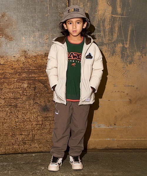 XLARGE KIDS(エクストララージキッズ)の「中綿ゴリラワッペンブルゾン(ブルゾン・キッズ・ベージュ/ブラック/ブルー・90cm/110cm/120cm/130cm/140cm/80cm/100cm)」の7枚目の写真