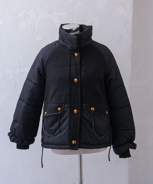 Diable baiser（ディアブルベーゼ）の「スタンドカラー中綿ジャケットコート（その他アウター・レディース・ブラック・MEDIUM/XX-LARGE/X-LARGE/LARGE）」の11枚目の写真