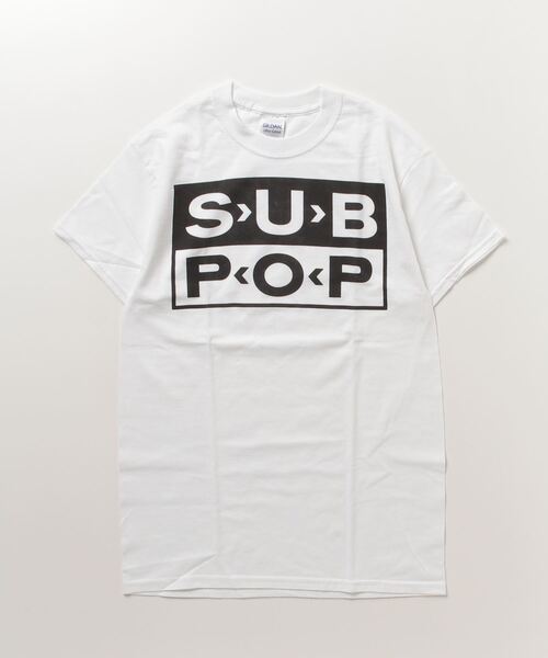 S/S PRINT TEE 'SUB POP LOGO'/ショートスリーブ プリント ティー 'サブポップ ロゴ”（Tシャツ/カットソー）｜SUB POP（サブポップ）