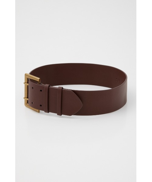 SLY（スライ）の「W PIN WIDE BELT ダブル ピン ワイド ベルト（ベルト・レディース・ブラウン/ブラック・FREE）」の13枚目の写真