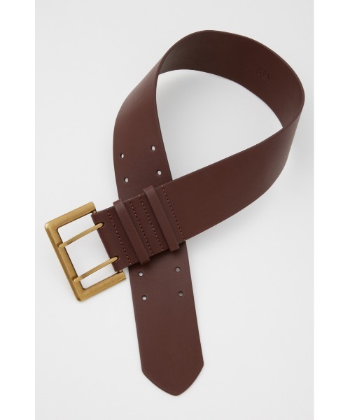 SLY（スライ）の「W PIN WIDE BELT ダブル ピン ワイド ベルト（ベルト・レディース・ブラウン/ブラック・FREE）」の15枚目の写真