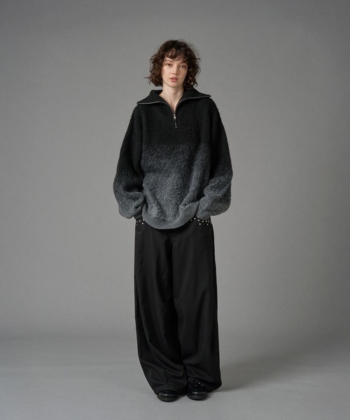HALFZIP SUMMER KNIT/ハーフジップサマーニット HALFZIP SUMMER KNIT/ハーフジップサマーニット HALFZIP SUMMER