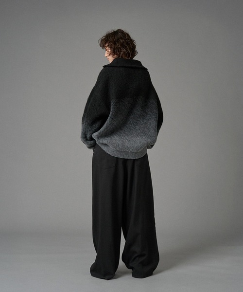 ジェリー ONCILY（オンシェリー）の「HALF ZIP SHAGGY ASSORT VOLUME KNIT