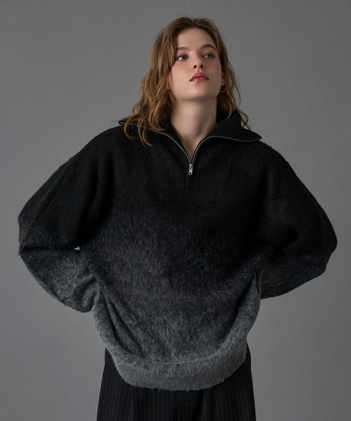 USS2 チェック柄 ハーフジップジャケット M USS2 チェック柄 ハーフジップジャケット M