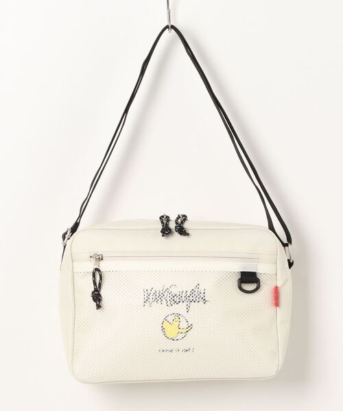 (What it isNt)ART BY MARKGONZALES(ワットイットイズント)の「【(What it isNt)ART BY MARKGONZALES / (ワットイットイズント) アートバイ マークゴンザレス 】 メッシュポケット ショルダーバッグ(ショルダーバッグ・メンズ・オフホワイト/ブラック/ブラック系その他/グレー・FREE)」の12枚目の写真