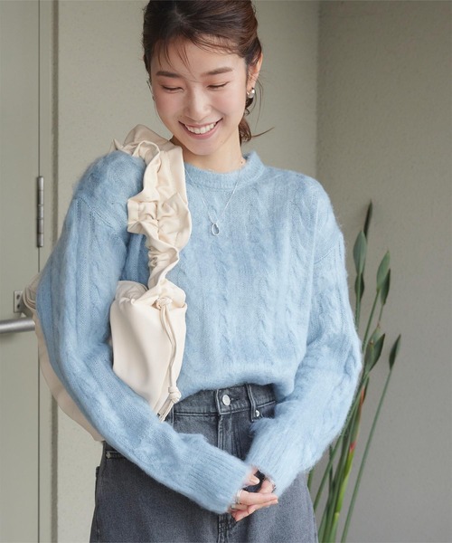 titivate（ティティベイト）の「ﾄﾞﾛｰｽﾄﾘﾝｸﾞｷﾞｬｻﾞｰｼｮﾙﾀﾞｰﾊﾞｯｸﾞ（ショルダーバッグ・レディース・ブラック/アイボリー/グレイッシュベージュ/キャメル・FREE）」の5枚目の写真